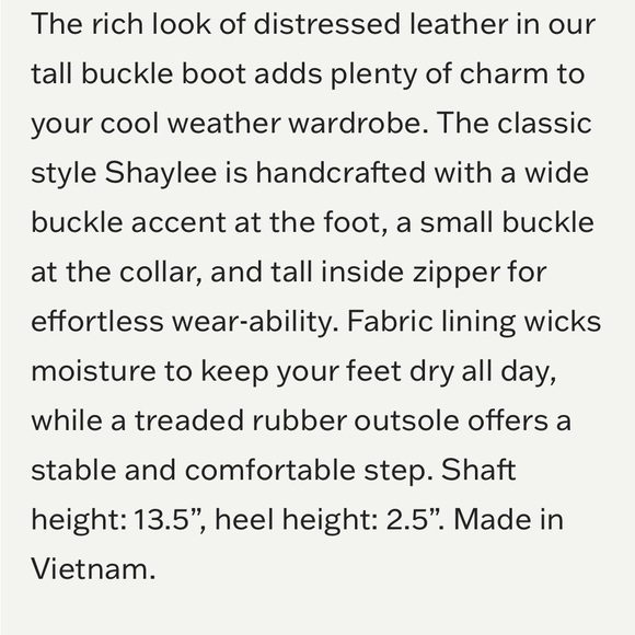 Distressed leather tall boots.by Born - Picture 13 of 15